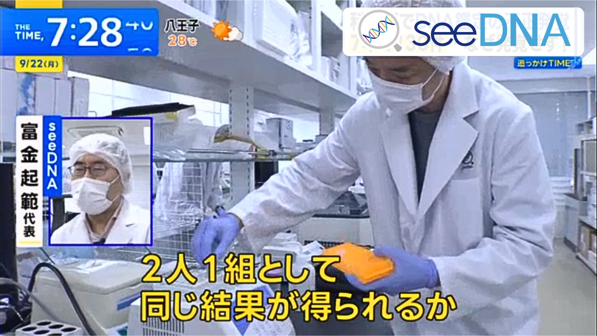 seeDNAの検査体制